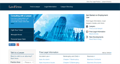 Desktop Screenshot of lawfirms.com